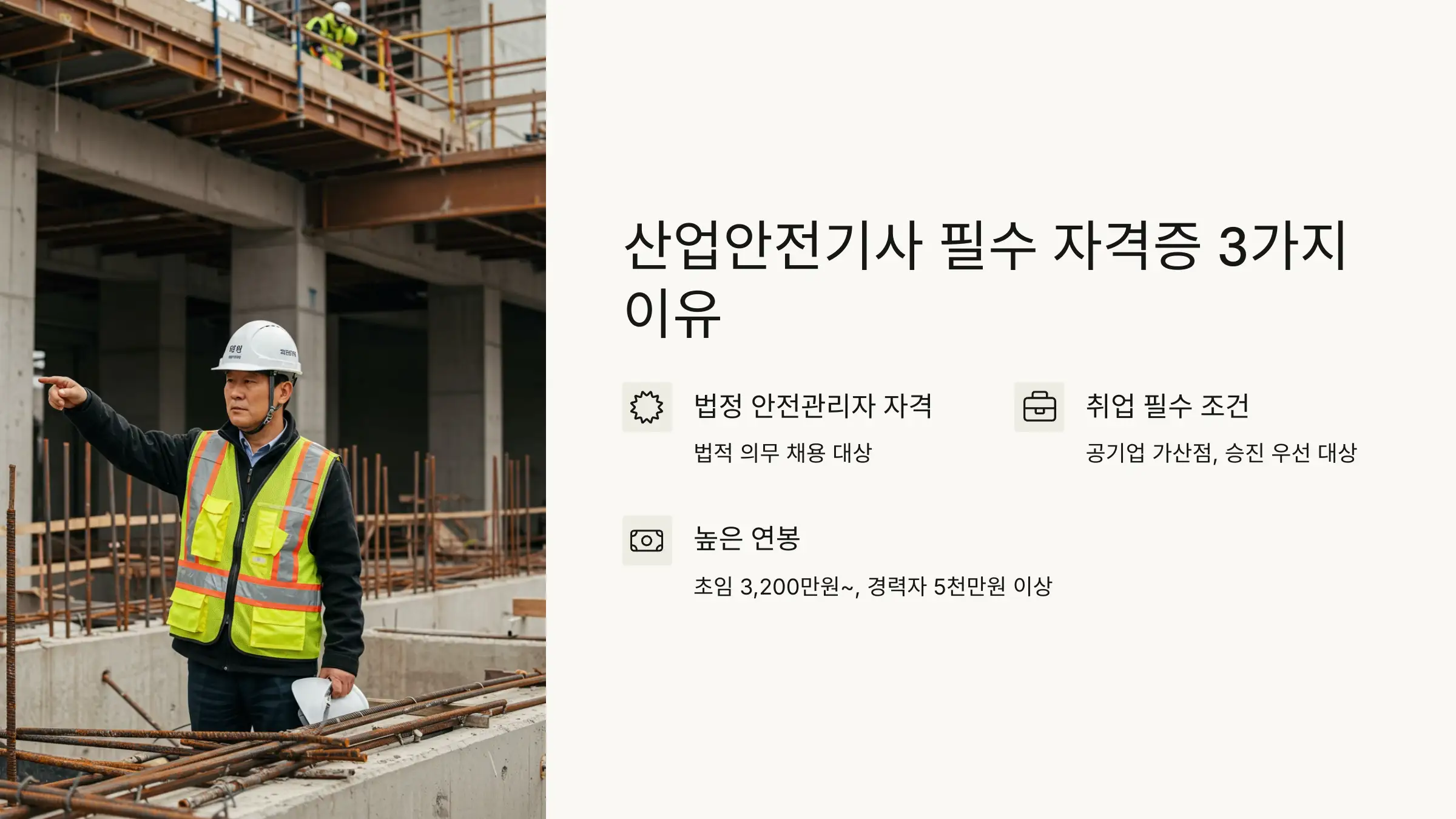 산업안전기사, 무조건 따야 하는 3가지 이유 및 합격 팁