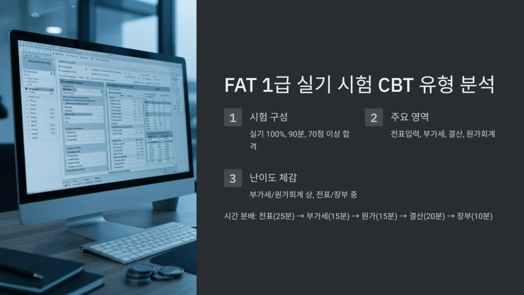 FAT 1급 실기 시험 후기 및 CBT 문제 유형 분석 - StudyBankStudyBank