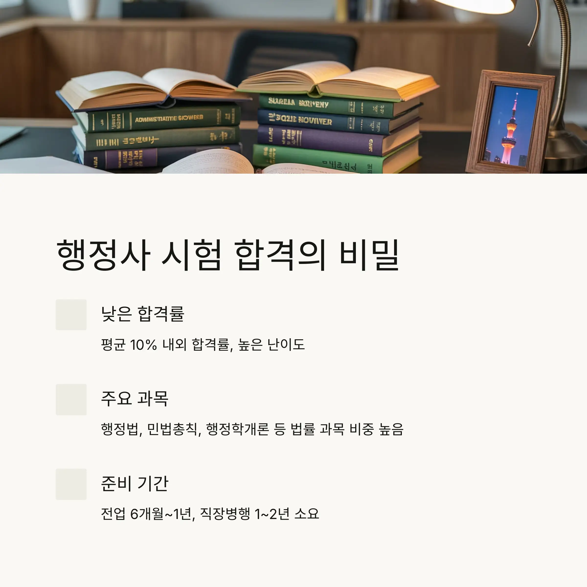 행정사 합격률 비밀과 합격 대비 전략