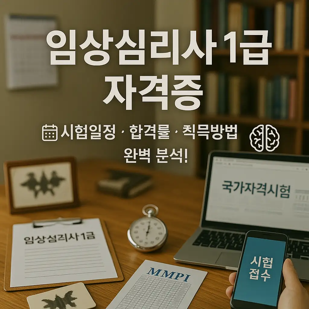 임상심리사 1급 자격증