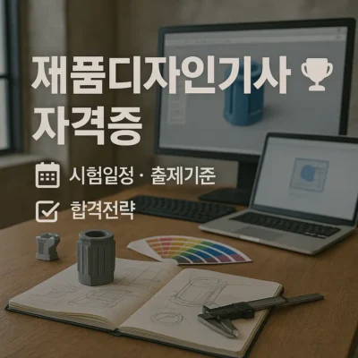 제품디자인기사 자격증: 시험일정, 출제기준, 합격전략 완벽 분석!