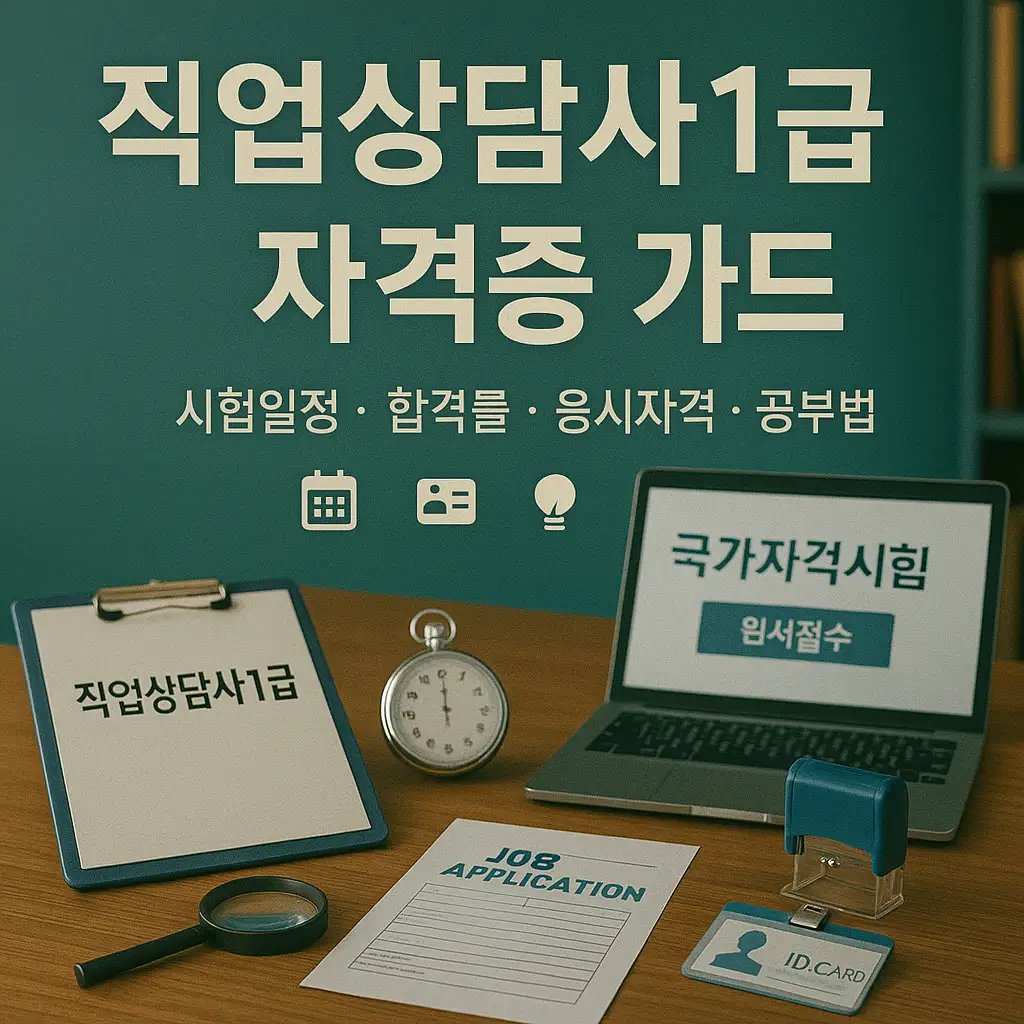 직업상담사1급 자격증