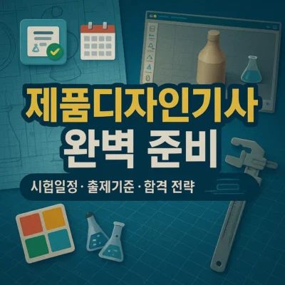 제품디자인기사 완벽 준비 : 시험일정, 출제기준, 합격 전략