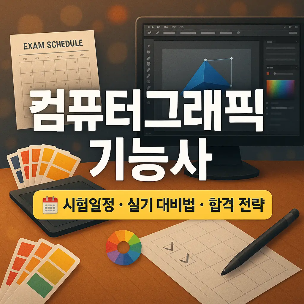 컴퓨터그래픽기능사 자격증