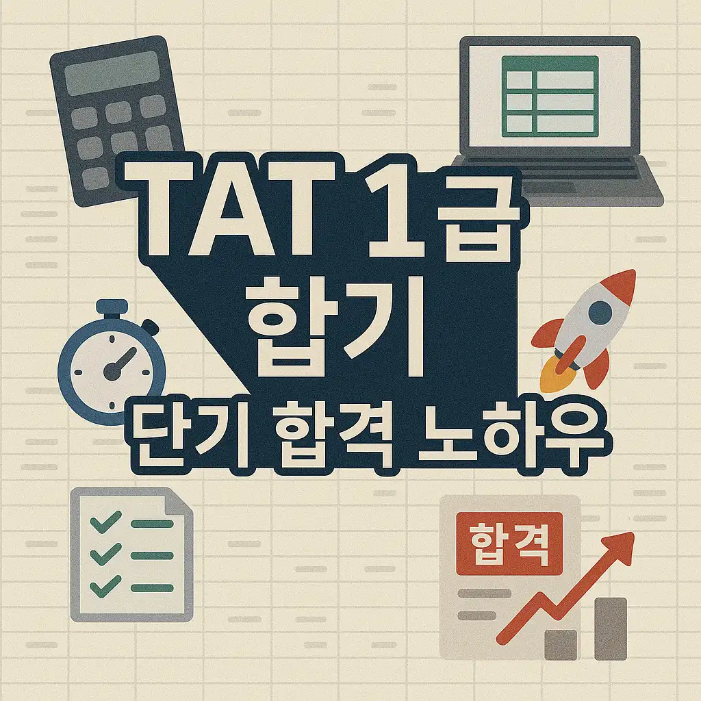 TAT 1급 실기 시험, 단기 합격 노하우 공개