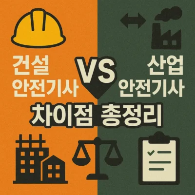 건설안전기사 vs 산업안전기사 차이점 총정리