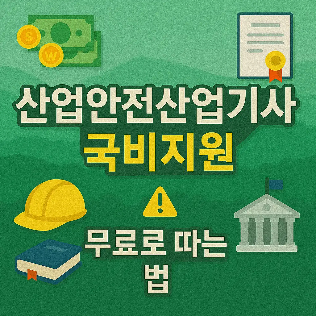 산업안전산업기사 국비지원으로 무료로 따는 법