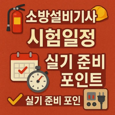소방설비기사(전기) 시험일정 및 실기 준비 포인트