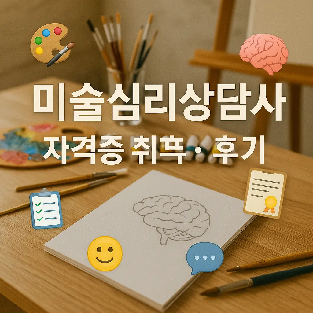 미술심리상담사 자격증 취득 절차 및 후기
