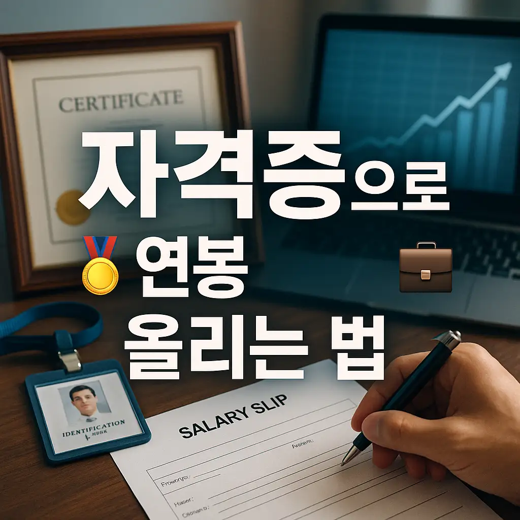 자격증으로 연봉 올리는 법