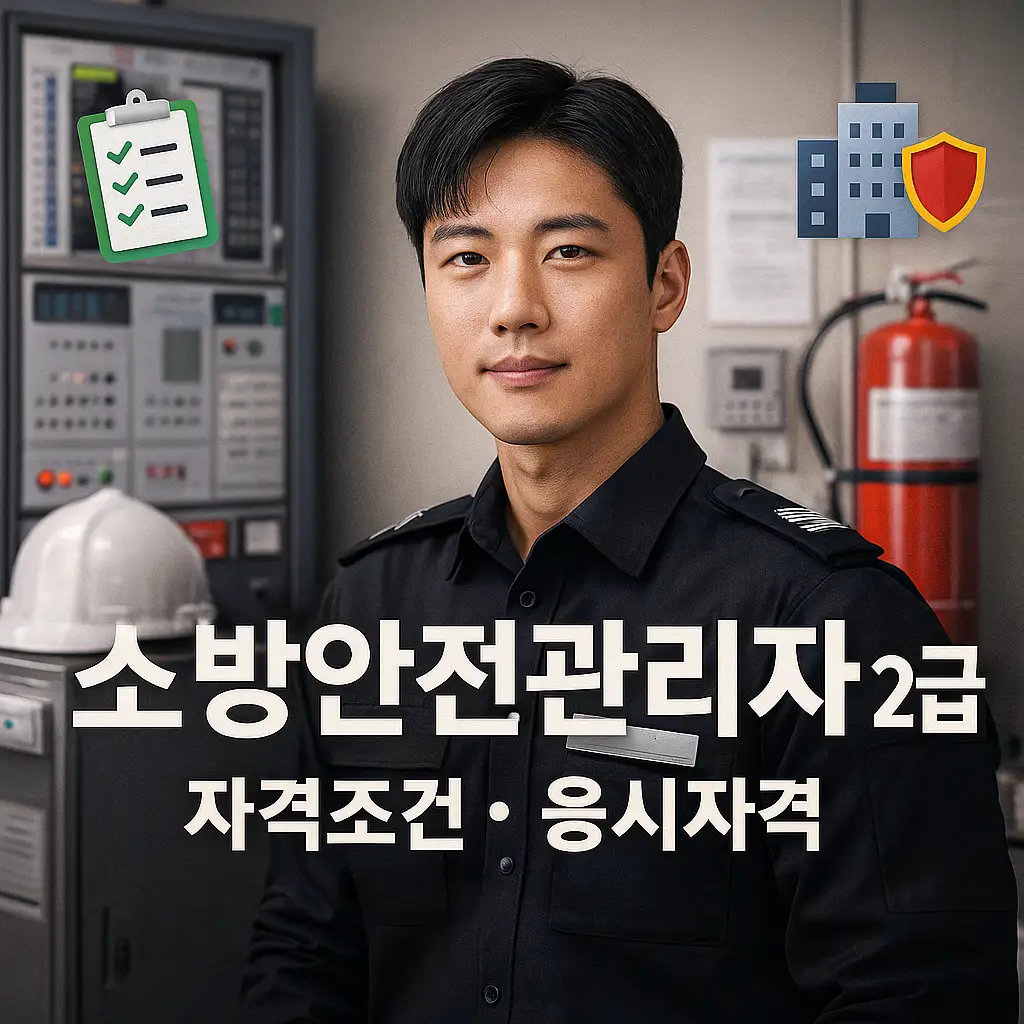 소방안전관리자 2급 자격조건 및 응시자격