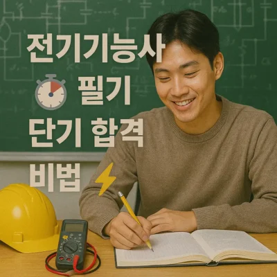 전기기능사 필기 단기 합격 비법, 비전공자도 가능