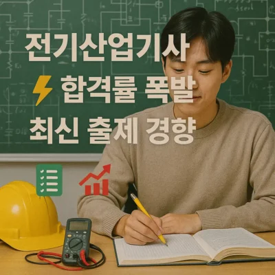 전기산업기사 합격률 폭발! 최신 출제 경향 총정리