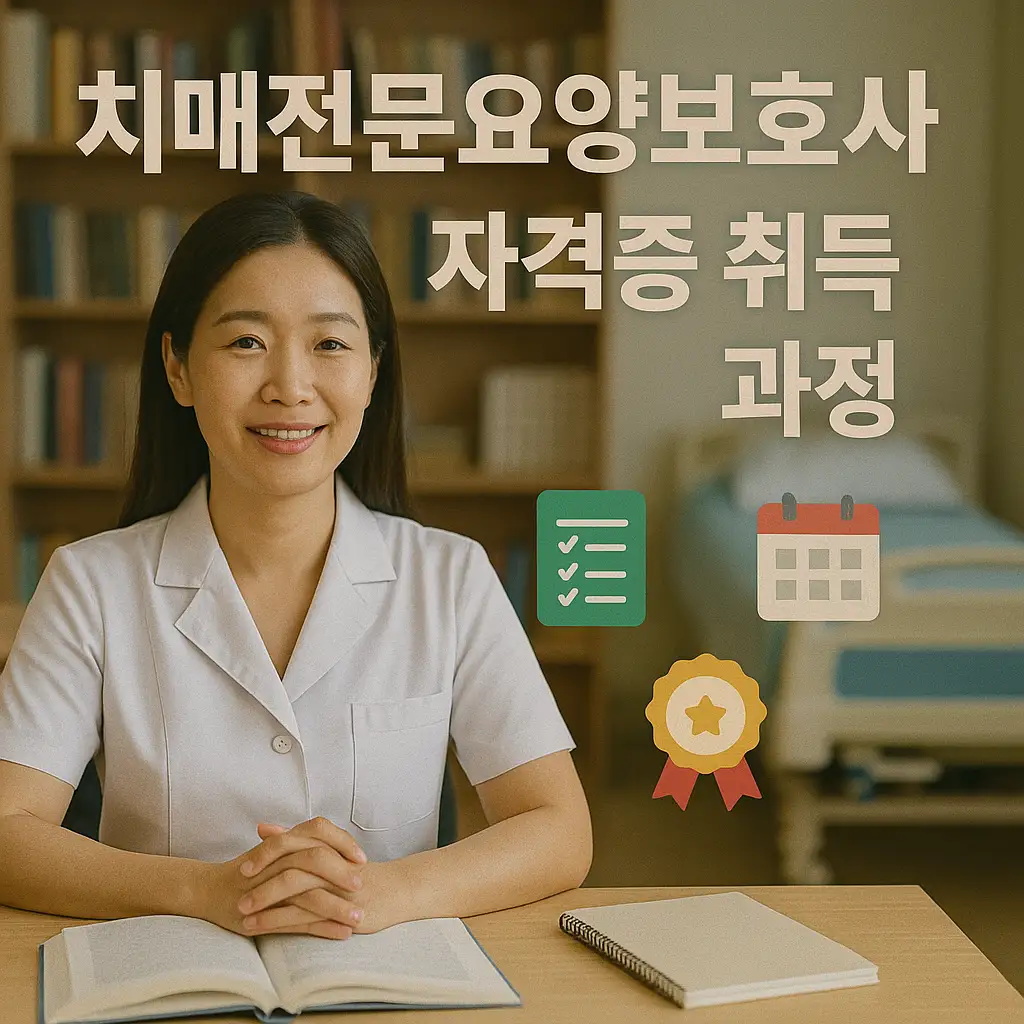 치매전문요양보호사 자격증 취득 과정