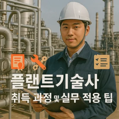 플랜트기술사 취득 과정 및 실무 적용 팁