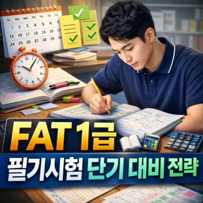 FAT 1급 필기시험 단기 대비 전략