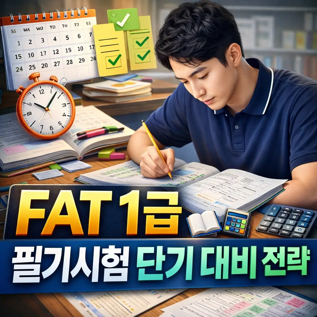 FAT 1급 필기시험 단기 대비 전략