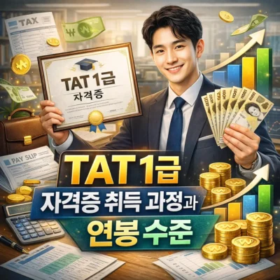 TAT 1급 자격증 취득 과정과 연봉 수준