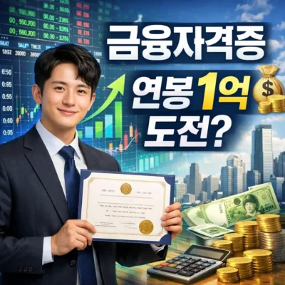 금융자격증으로 연봉 1억 도전 가능한가?