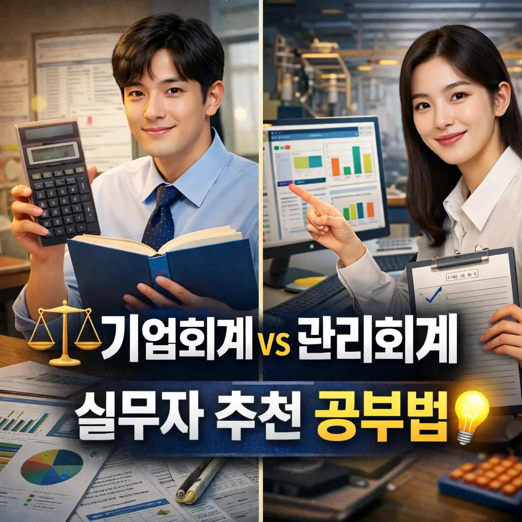 기업회계 vs 관리회계, 실무자 추천 공부법
