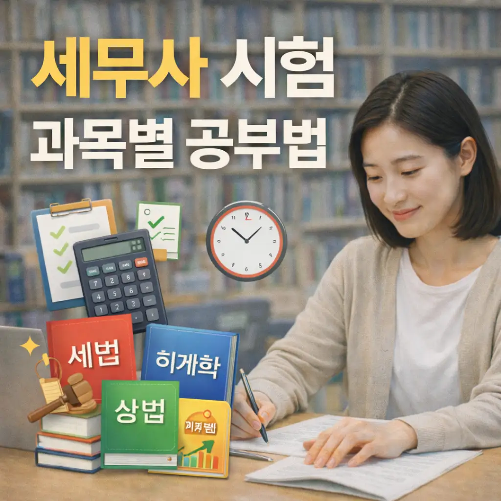 세무사 시험 과목별 공부법