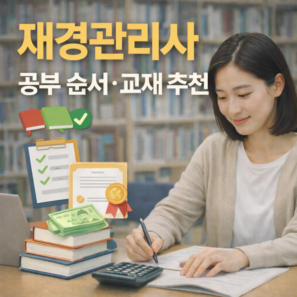 재경관리사 자격증 공부 순서 및 교재 추천