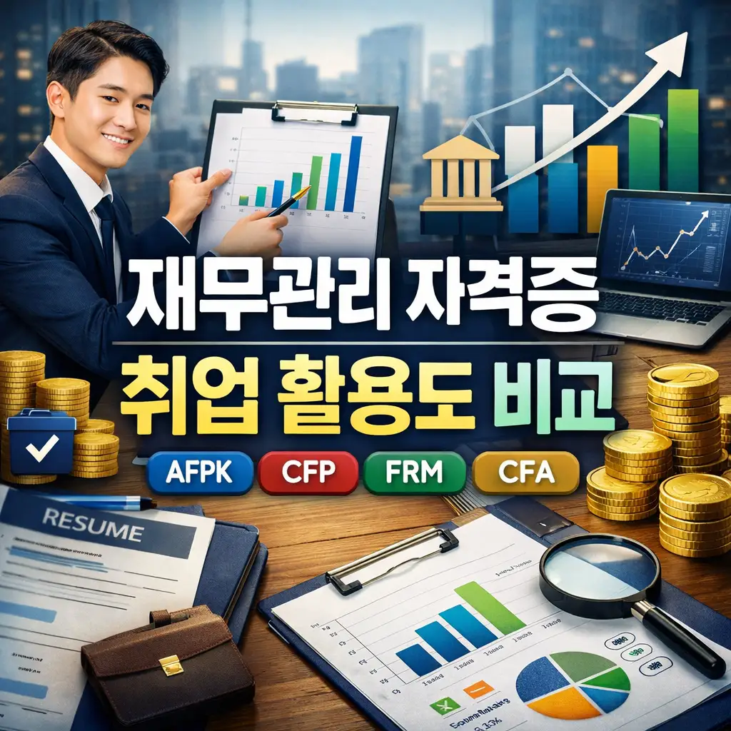 재무관리 자격증 종류별 취업 활용도 비교