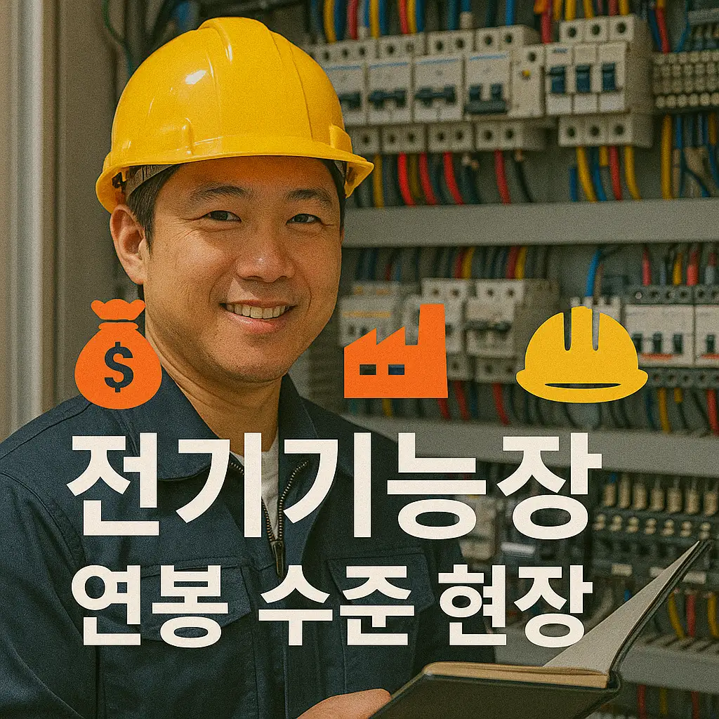 전기기능장 취득 후 연봉 수준 및 현장 수요