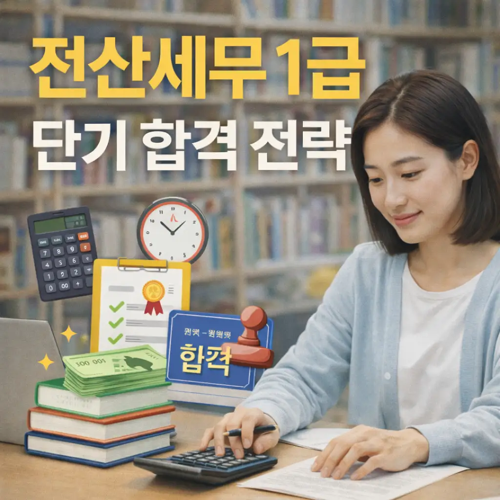 전산세무 1급 단기 합격 전략