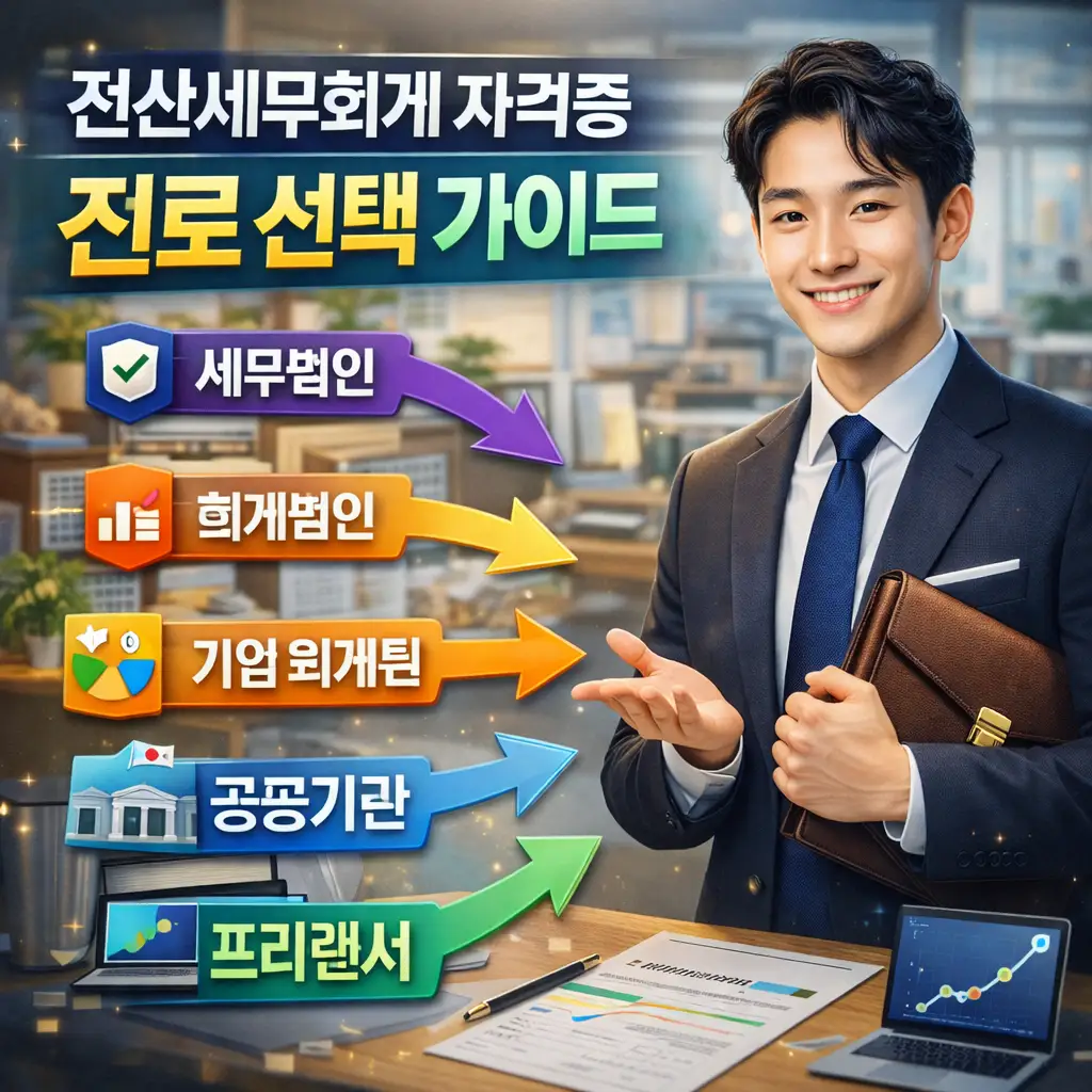 전산세무회계 자격증 취득 후 진로 선택