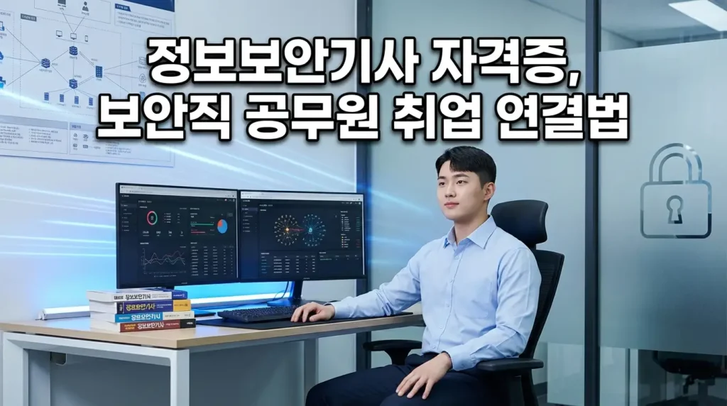 정보보안기사 자격증, 보안직 공무원 취업 연결법