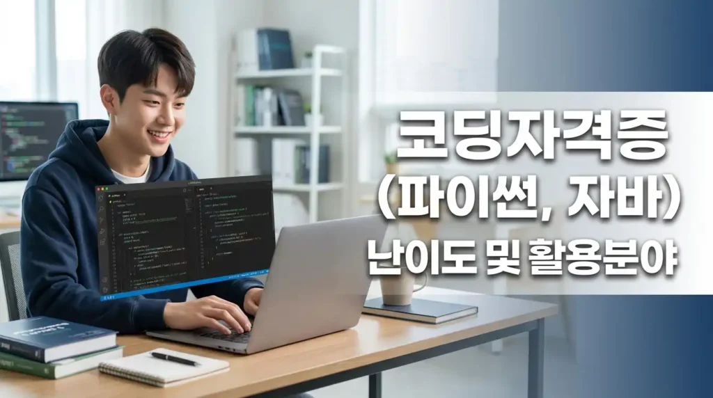 코딩자격증(파이썬, 자바) 난이도 및 활용분야