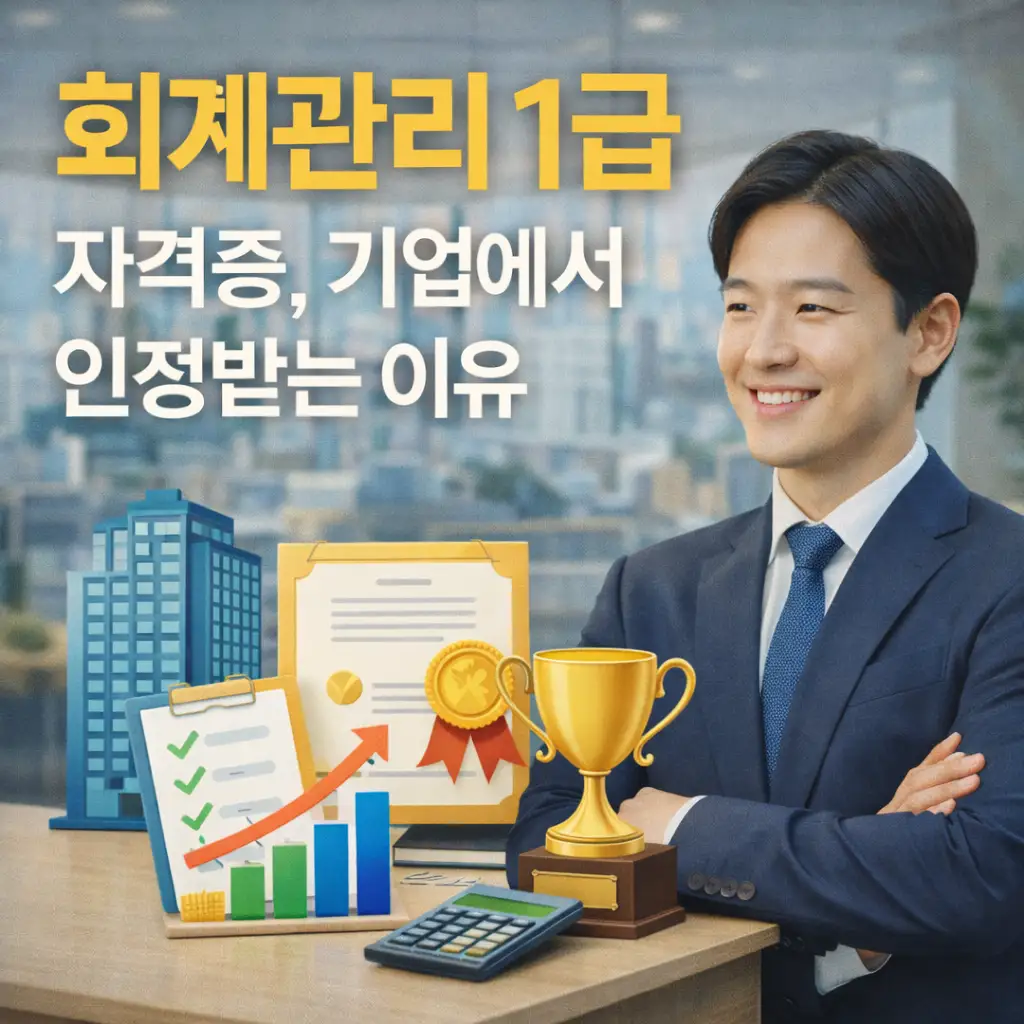 회계관리 1급 자격증, 기업에서 인정받는 이유