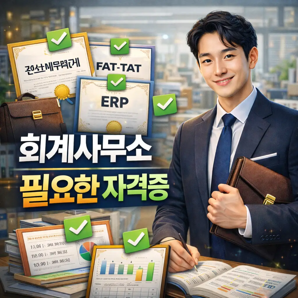 회계사무소 취업 시 필요한 자격증