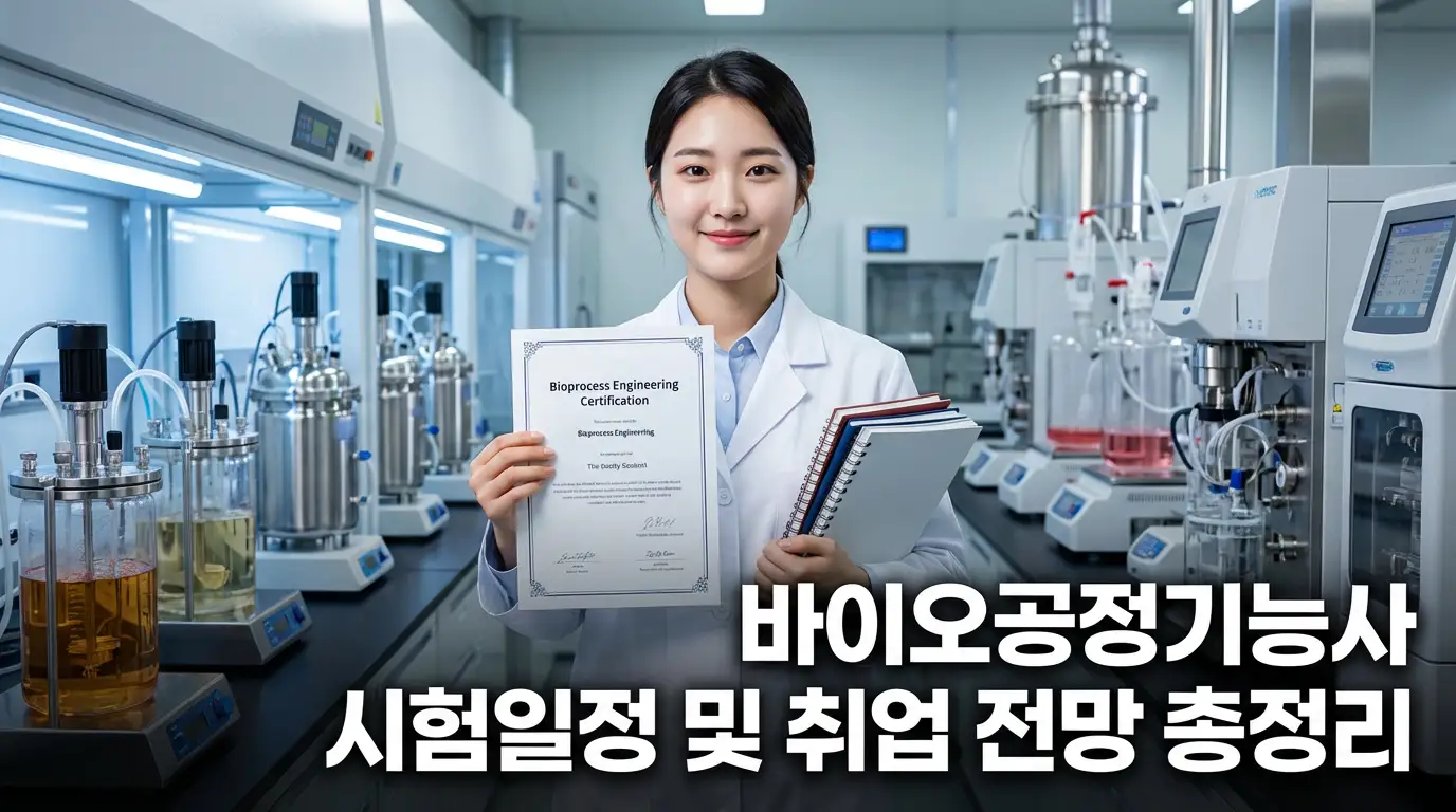 바이오공정기능사_시험일정_및_취업_전망_총정리