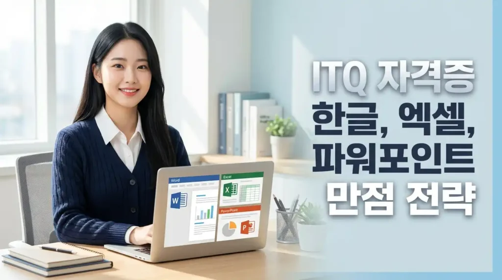 ITQ 자격증 한글, 엑셀, 파워포인트 만점 전략
