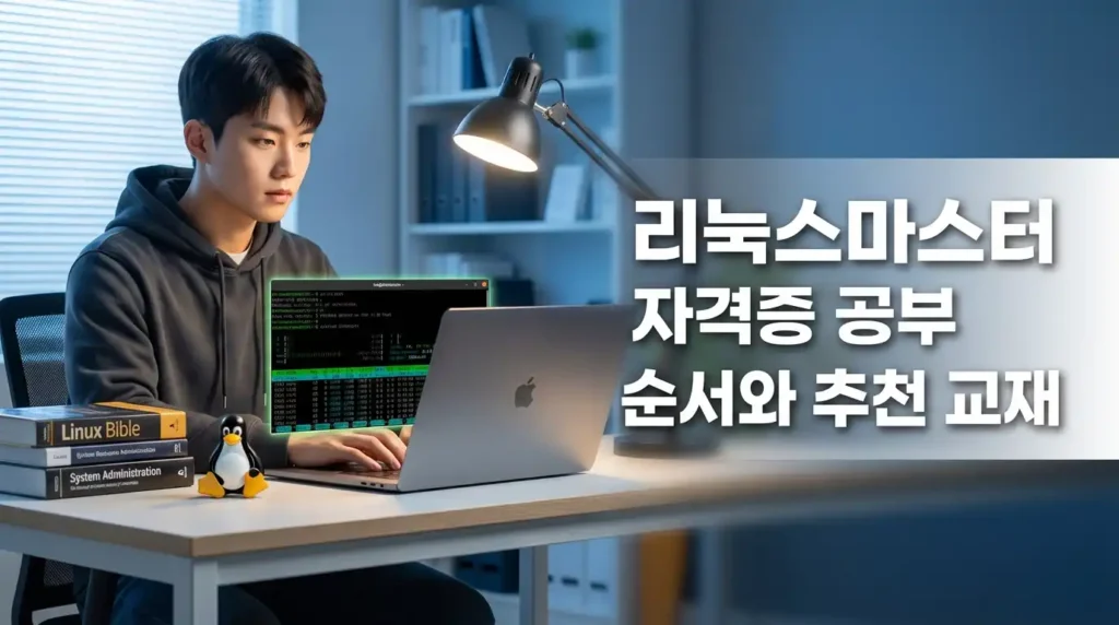 리눅스마스터 자격증 공부 순서와 추천 교재