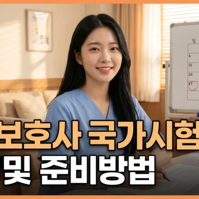 요양보호사 국가시험 일정 및 준비방법