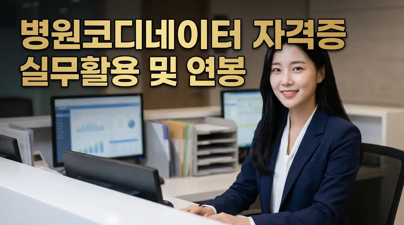 병원코디네이터 자격증 실무활용 및 연봉