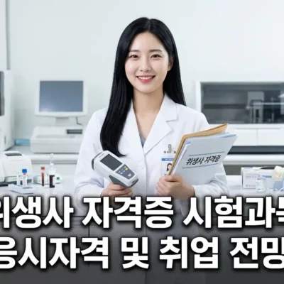 위생사 자격증 시험과목 응시자격 및 취업 전망