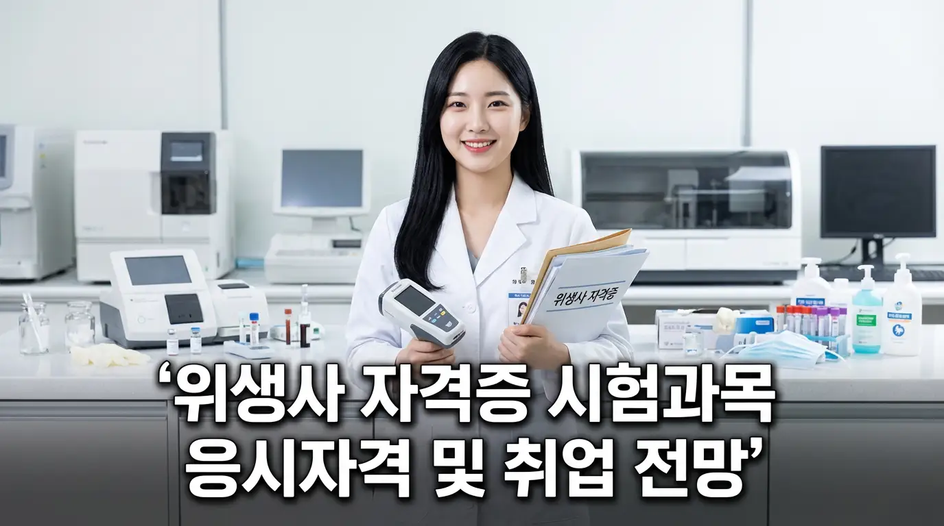 위생사 자격증 시험과목 응시자격 및 취업 전망