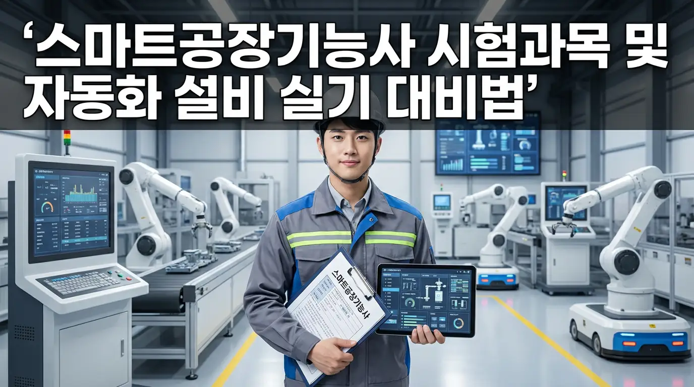 스마트공장기능사 시험과목 및 자동화 설비 실기 대비법