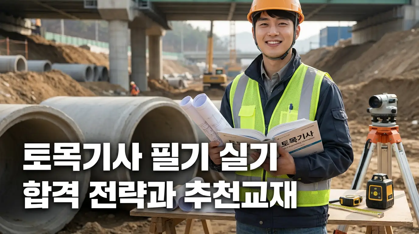 토목기사 필기 실기 독학 합격 전략과 추천 교재