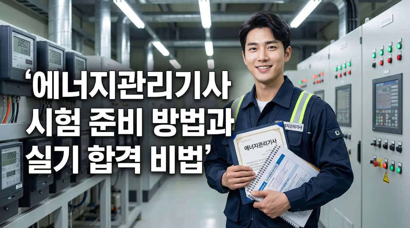 에너지관리기사 시험 준비 방법과 실기 합격 비법